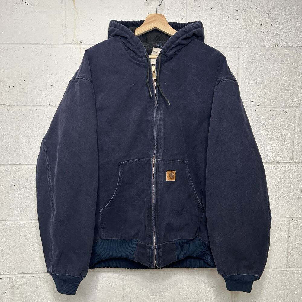 Vintage Carhartt Quilted Jacket “Midnight Navy” J130 MDT